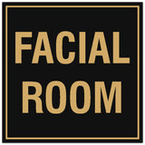 Signs ByLITA Square Facial Room Sign - Easy Installation | Durable Material
