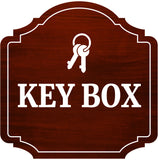 Heritage Plus Key Box Wall or Door Sign | Public Spaces Signage