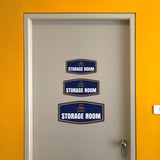 Fancy Plus Storage Room Wall or Door Sign | Business and Workplace Signage