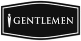 Signs ByLITA Fancy Gentleman figurine Sign - Laser-Engraved Lettering | Durable ABS Plastic | Vibrant Colors | Powerful Foam Tape Wall or Door Sign