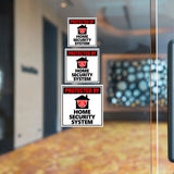 Square Plus Protected By Home Security System Door or Wall Sign | Warning Signage