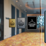 Signs ByLITA Portrait Round Costume Room Door or Wall Sign Easy Installation | Directing Artists & Co-Workers | Music | Concert | Festivals