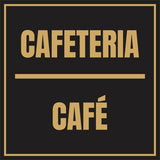 Signs ByLITA Square Cafeteria Door or Wall Sign | Spanish Bilingual Business and Office Signs
