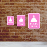 Portrait Round Plus Bride's Room Wall or Door Sign | Weddings & Events Signage