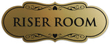 Signs ByLITA Designer Riser Room Sign - Easy Installation | Durable Wall or Door Sign