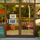 Signs ByLITA Classic Framed Executive Chef Door or Wall Sign Easy Installation | Office And Shop Decor | Bars And Restaurants