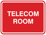 Signs ByLITA Classic Framed Telecom Room Sign | Durable Material | Office
