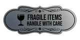 Signs ByLITA Designer Fragile Items Handle with Care Wall or Door Sign