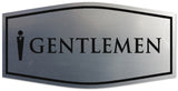 Signs ByLITA Fancy Gentleman figurine Sign - Laser-Engraved Lettering | Durable ABS Plastic | Vibrant Colors | Powerful Foam Tape Wall or Door Sign