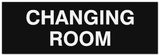 Signs ByLITA Basic Changing Room Sign | Easy Installation | Durable Wall or Door Sign
