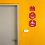 Heritage Plus Gas Shut Off Valve Wall or Door Sign | Home and Office Signage