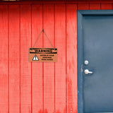 Warning Enter At Your Own Risk Toxic Gases 5" x 10" Hanging Wall or Door Sign | Safety Signs