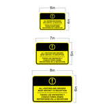 Classic Framed Plus All Visitors And Drivers Must Report To Reception Wall or Door Sign | Bilingual Spanish and English Workplace Safety Signage