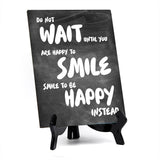 Family Home Decor Table Signs 6x8 Easy Installation | Great For Hospitality Venues, Parties & Homes | Funny Novelty Gifts