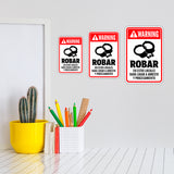 Portrait Round Plus Robar En Estos Locales Dará Lugar a Arresto y Procesamiento Wall or Door Sign | Spanish Shoplifting Retailer Signage