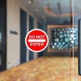 Circle Plus Do Not Enter Door or Wall Sign | Safety Signage
