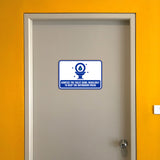 Classic Framed Plus Sanitize The Toilet Bowl Regularly to Keep The Bathroom Fresh Wall or Door Sign | Restroom RV Accessories