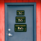 Classic Framed Plus Group Therapy Practiced Here Wall or Door Sign | Farmstyle Vintage Home Decor
