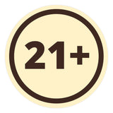 Signs ByLITA Circle 21+ Graphic Door or Wall Sign | Easy Installation | Durable Construction | Promote Health And Safety | Caution Warning Sign for Home, Business and Office Spaces