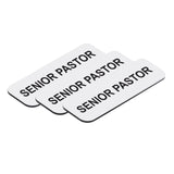 Senior Pastor 1 x 3" Name Tag