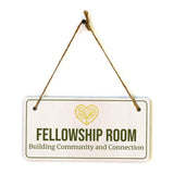 Signs ByLITA Place of Worship Room Signs 5x10 Hanging Plus Wall or Door Sign