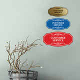 Signs ByLITA Victorian Customer Service Department Graphic Wall or Door Sign