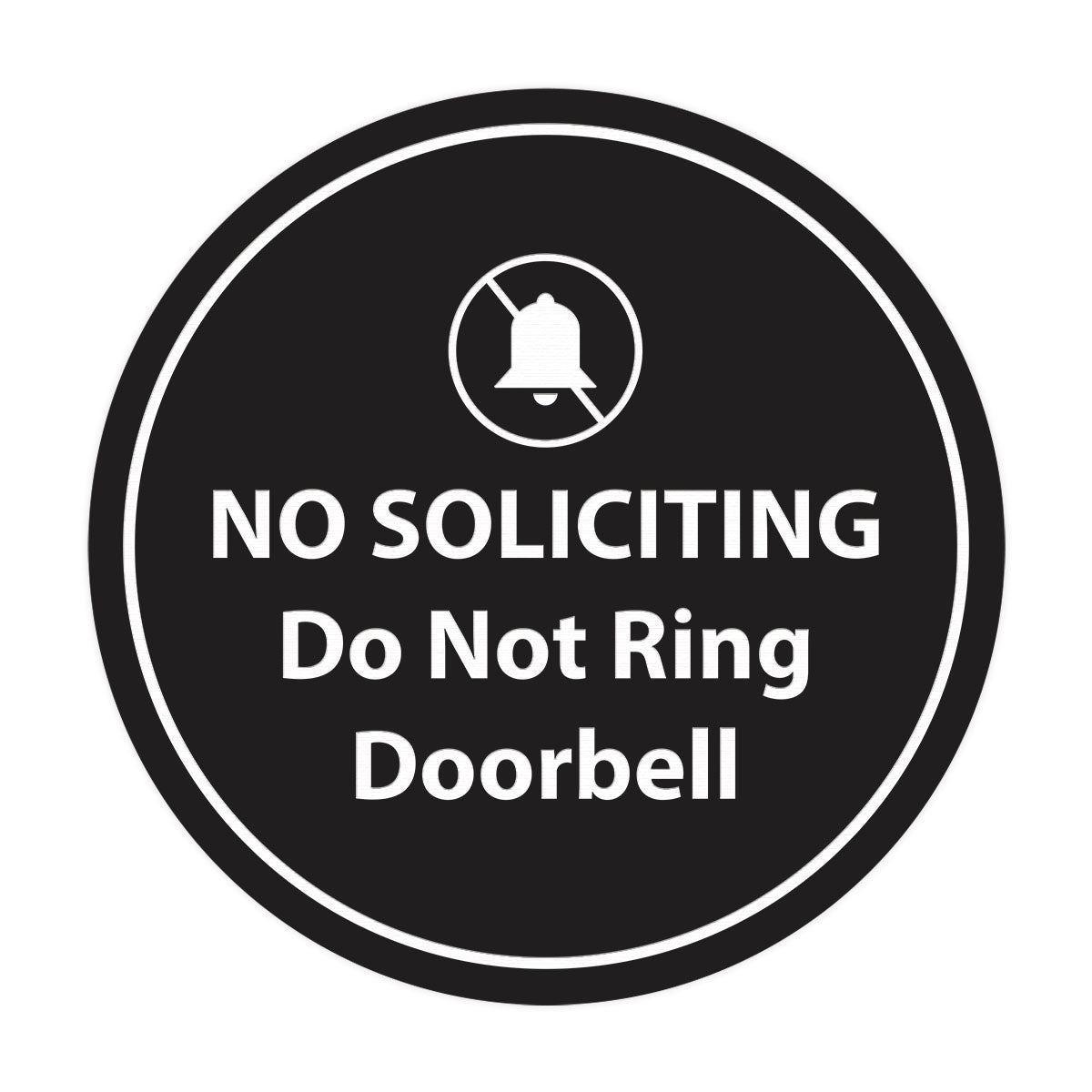 Circle No Soliciting Do Not Ring Doorbell Wall or Door Sign – All Quality circle-no-soliciting-do-not-ring-doorbell-wall-or-door-sign-all-quality