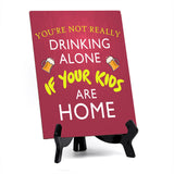 Family Home Decor Table Signs 6x8 Easy Installation | Great For Hospitality Venues, Parties & Homes | Funny Novelty Gifts