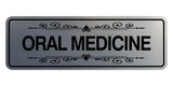 Signs ByLITA Standard Oral Medicine Tooth Graphic Dentist Office Decor Wall or Door Sign