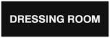 Signs ByLITA Basic Dressing Room Sign - Laser-Engraved Lettering | Durable ABS Plastic | Vibrant Colors | Powerful Foam Tape