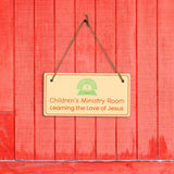 Signs ByLITA Place of Worship Room Signs 5x10 Hanging Plus Wall or Door Sign