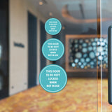 Circle Plus This Door To Be Kept Locked When Not In Use Wall or Door Sign | Funny Naughty Décor