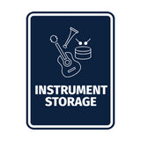 Signs ByLITA Portrait Round Instrument Storage Door or Wall Sign Easy Installation | Directing Artists & Co-Workers | Music | Concert | Festivals