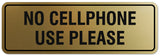 Signs ByLITA Standard No Cellphone Use Please Sign - Easy Installation | Durable Wall or Door