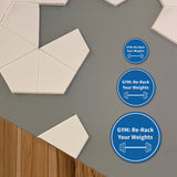 Signs ByLITA Circle GYM: Re-Rack Your Weights Wall or Door Sign
