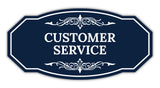 Signs ByLITA Victorian Customer Service Department Graphic Wall or Door Sign