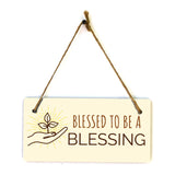 Inspirational and Motivational Religious 5x10 Hanging Plus Wall or Door Sign