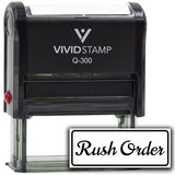 All Quality Rush Order Self-Inking Rubber Stamp | Business and Packaging Stamps