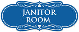 Signs ByLITA Designer Janitor Room Sign - Easy Installation | Durable Wall or Door Sign
