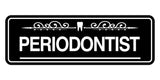 Signs ByLITA Standard Periodontist Tooth Graphic Dentist Office Decor Wall or Door Sign