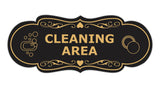 Signs ByLITA Designer Cleaning Area Makeup Area Wall or Door Sign