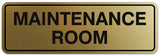 Signs ByLITA Standard Maintenance Room Sign - Easy Installation | Durable Wall or Door