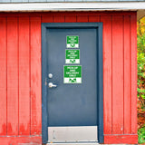 Square Plus Pick-Up And Delivery Only Wall or Door Sign | Health & Safety Warehouse Business Signage