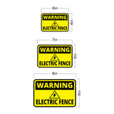 Classic Framed Plus Warning Electric Fence Wall or Door Sign | Health & Safety Warning Signage