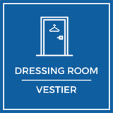 Signs ByLITA Square Dressing Room Wall or Door Sign | Spanish Bilingual Signs