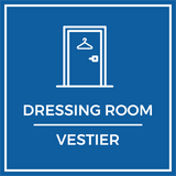 Signs ByLITA Square Dressing Room Wall or Door Sign | Spanish Bilingual Signs