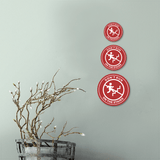 Circle Plus Don't Run On The Stairs Wall or Door Sign | Safety Signs For Toddlers Daycare