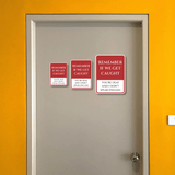 Portrait Round Plus Remember If We Get Caught You're Deaf And I don't Speak English Door or Wall Sign | Funny Wall Decor Man Cave