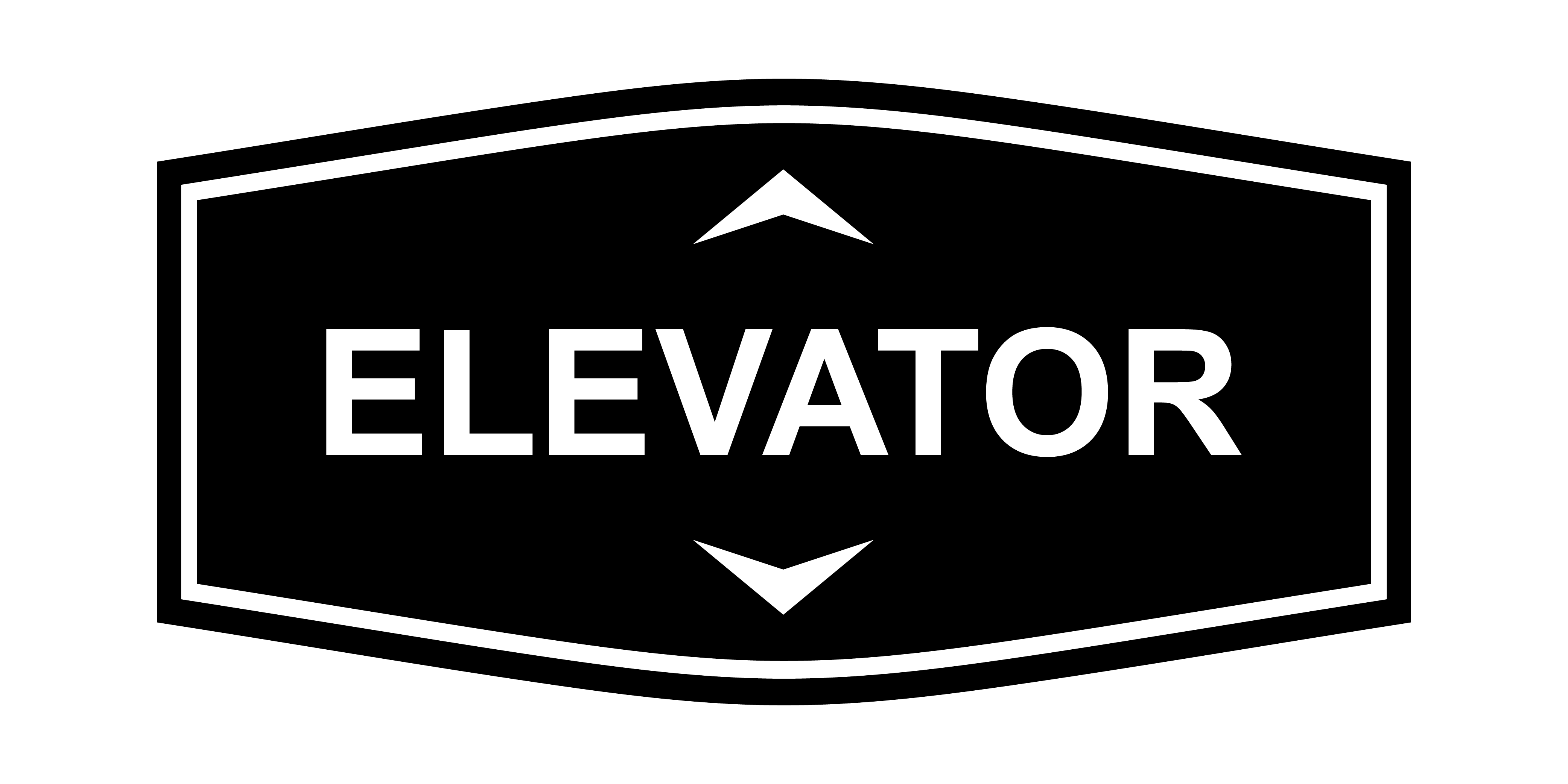 Fancy Elevator Up & Down Arrows Wall or Door Sign