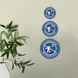 Circle Plus Children Must Be Supervised Wall or Door Sign | Safety Signs For Babies and Toddlers Daycare